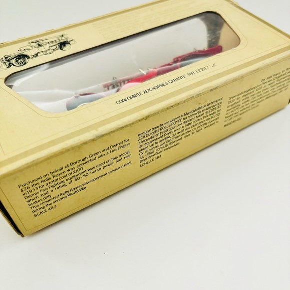 Matchbox Models Of Yesteryear Y-6 1920 Rolls Royce In Box - Picture 8 of 8